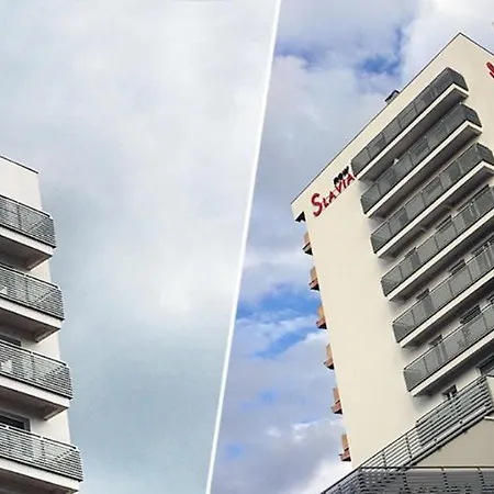 Slavia New S8 Z Antresola I Balkonem Przy Plazy Apartment